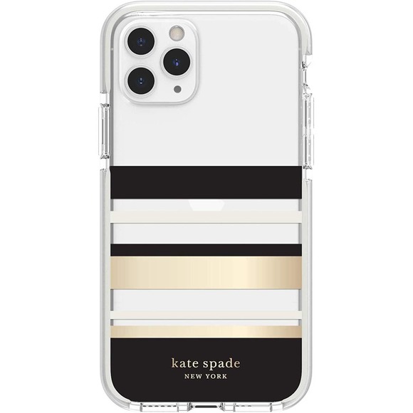 kate spade new york Park Stripe Case for iPhone 11 Pro - Cream Bumper